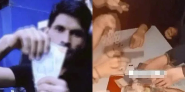 Türk lirası ile dalga geçen şüpheli yakalandı