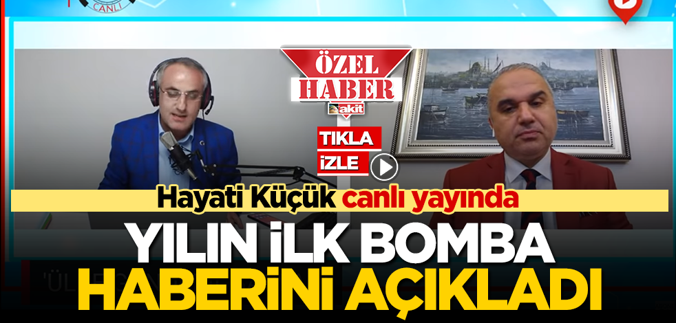 Türk medyasında ilk kez! Hayati Küçük yılın ilk bomba haberini “Ülke Gündemi”nde açıkladı