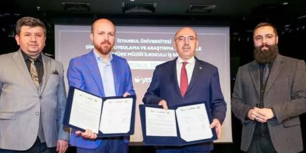 Türk müziği için anlaşmayı imzaladılar! Bilal Erdoğan'dan anlamlı cevap: Çocuklarımız istifade etsin...
