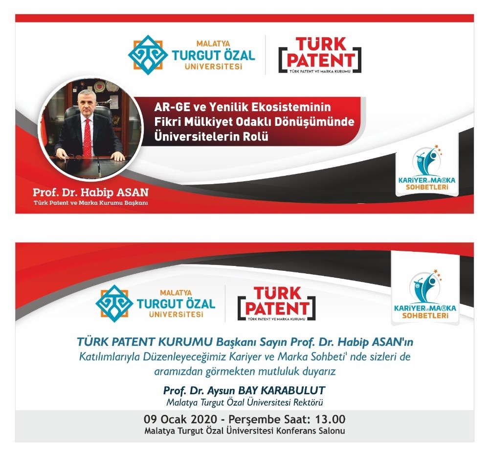 Türk Patent Kurumu Başkanı, MTÜ’de konferans verecek 