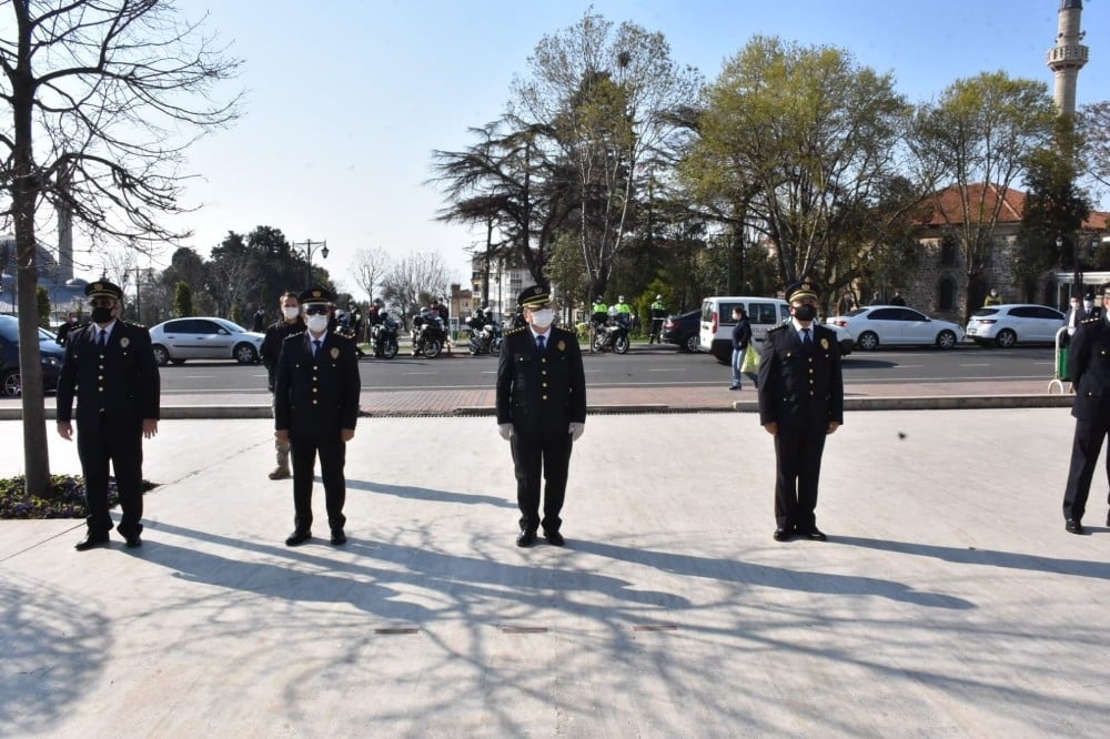Türk Polis Teşkilatı’nın 175. kuruluş yıl dönümünde sosyal mesafeli tören 