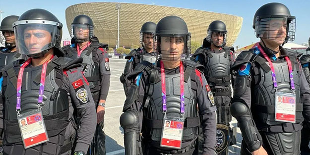 Türk polisi Katar'da kuş uçurtmadı