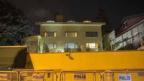 Türk polisi Suudi Konsolosluğu'ndan ayrıldı