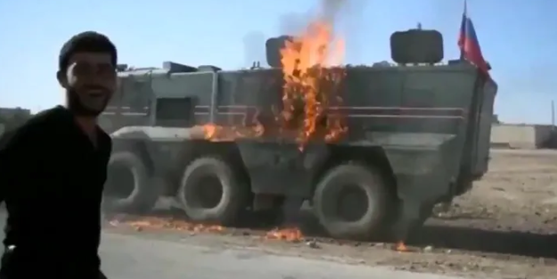 Türk-Rus devriyesine saldırı! Diri diri yakacaklardı