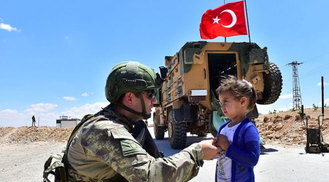 Türk Silahlı Kuvvetleri'den Münbiç hattında 38. devriye