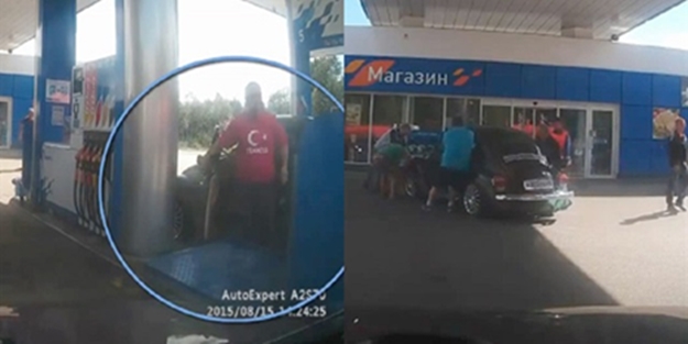 Türk sürücü Rusya'yı birbirine kattı - VIDEO