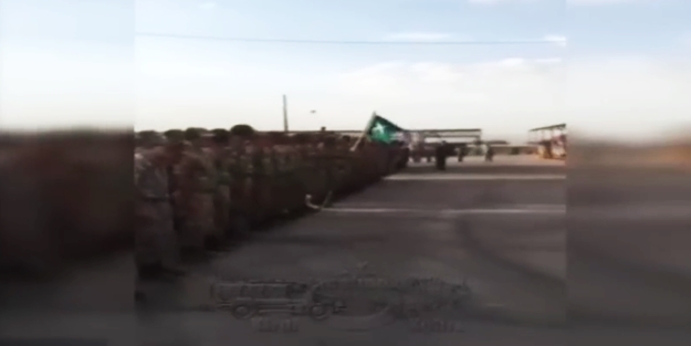 Tanklar Suriye'ye mehter marşı ile uğurlandı