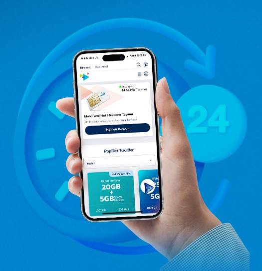 Türk Telekom’dan online başvuruya özel kolaylık: 24 saatte adrese SIM kart teslimi!