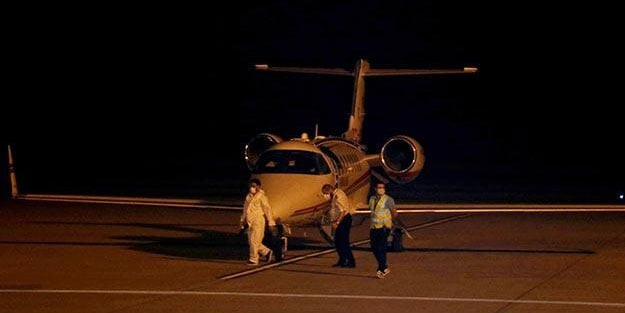Türk vatandaşı Rusya'dan ambulans uçakla getirildi
