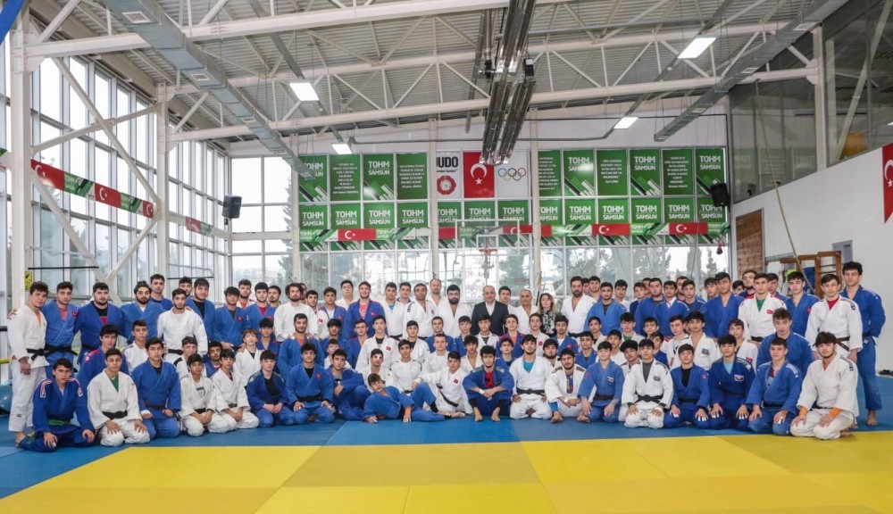 Türk ve Azeri Judo Milli Takımları olimpiyatlara Samsun’da hazırlanıyor 