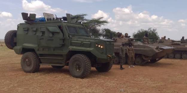 Türk zırhlıları Uganda'da göreve çıktı