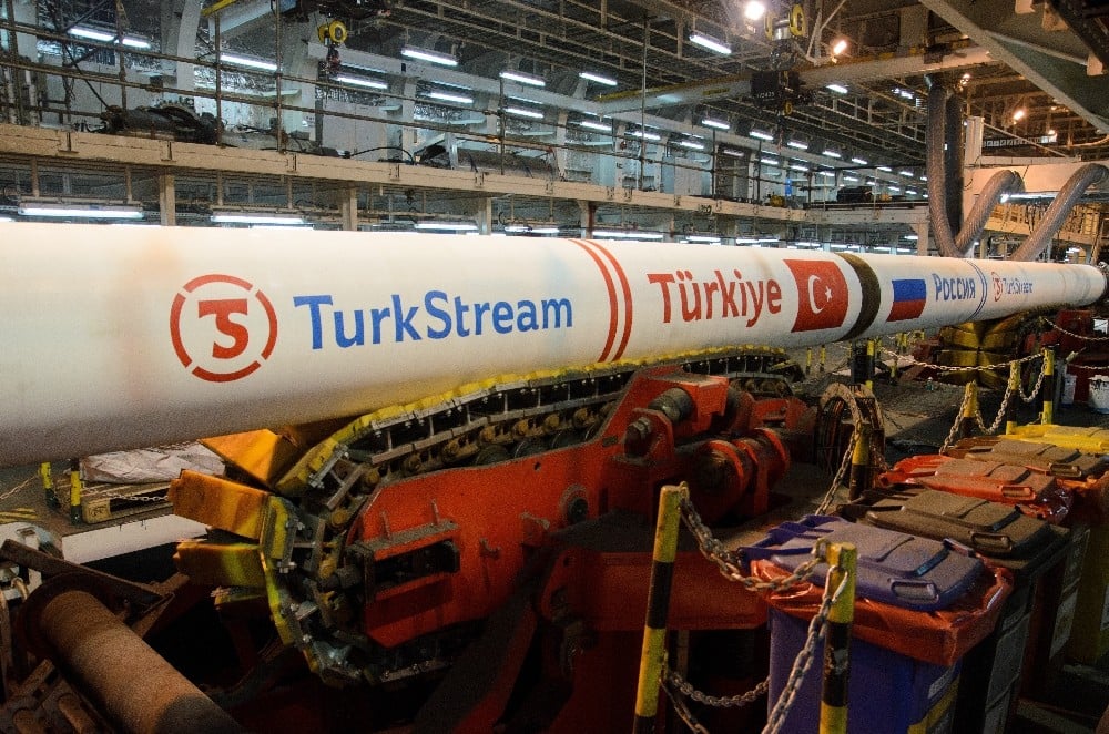TürkAkım ile 1 milyar metreküp doğalgaz aktarıldı 