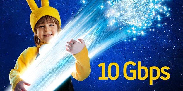 Turkcell gücü fiberde 10 Gbps’ye ulaştı