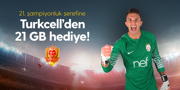 Turkcell’den“Şampiyon”Galatasaray taraftarına dijital kutlama