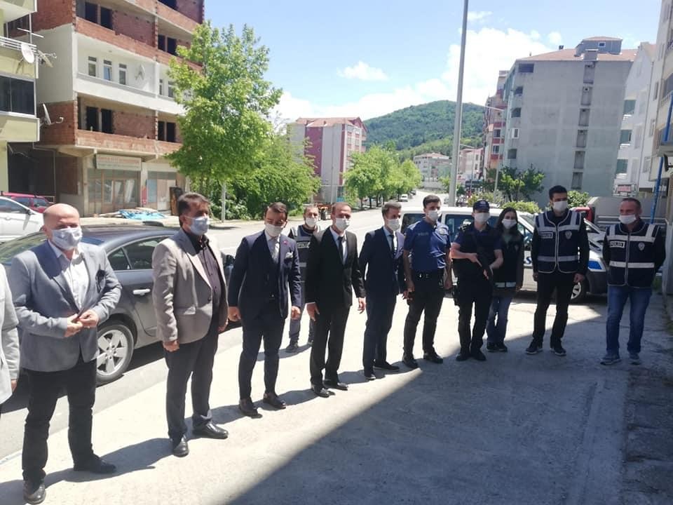 Türkeli’de protokolden bayram ziyaretleri 