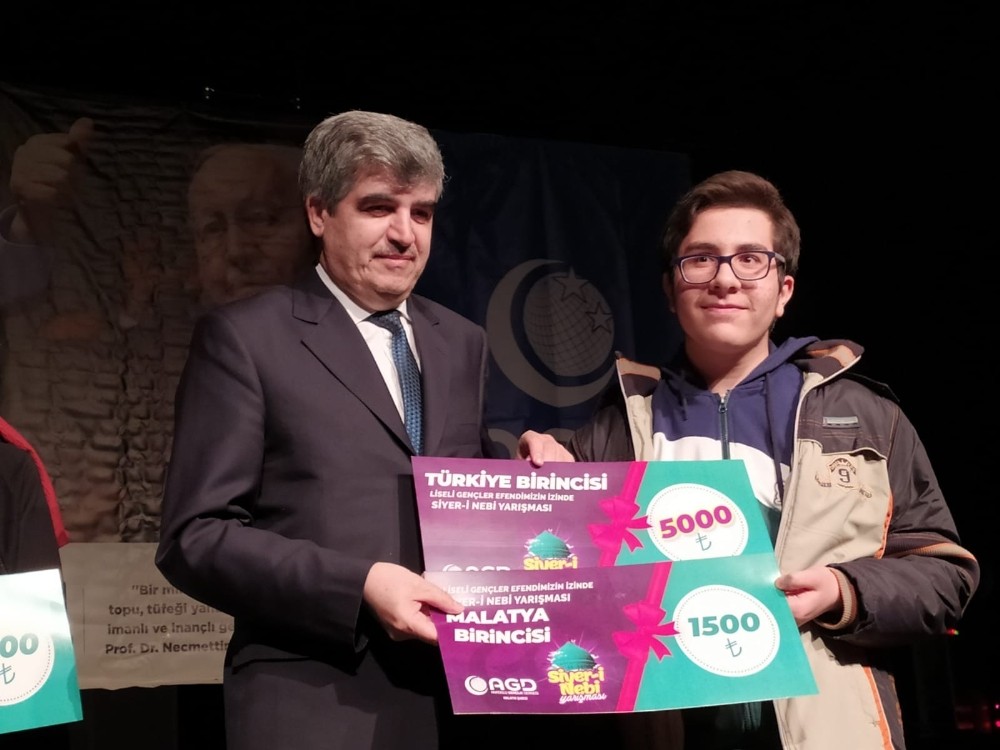 Türkiye 1’ncisi Malatyalı öğrenci oldu 