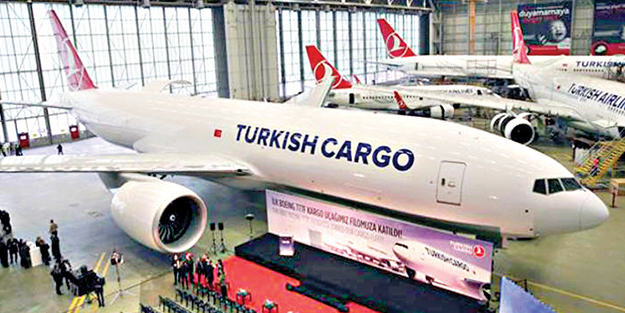 Türkiye 26 milyon tonu havadan taşıdı