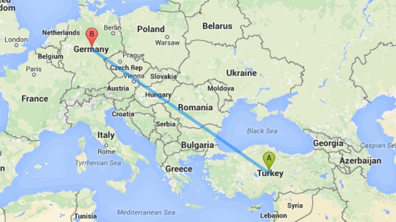 Türkiye Almanya arası arabayla kaç saat sürer?
