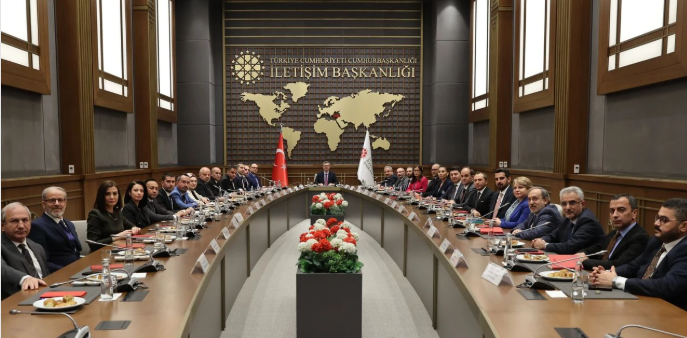 Türkiye Basın Federasyonu heyeti İletişim Başkanlığında