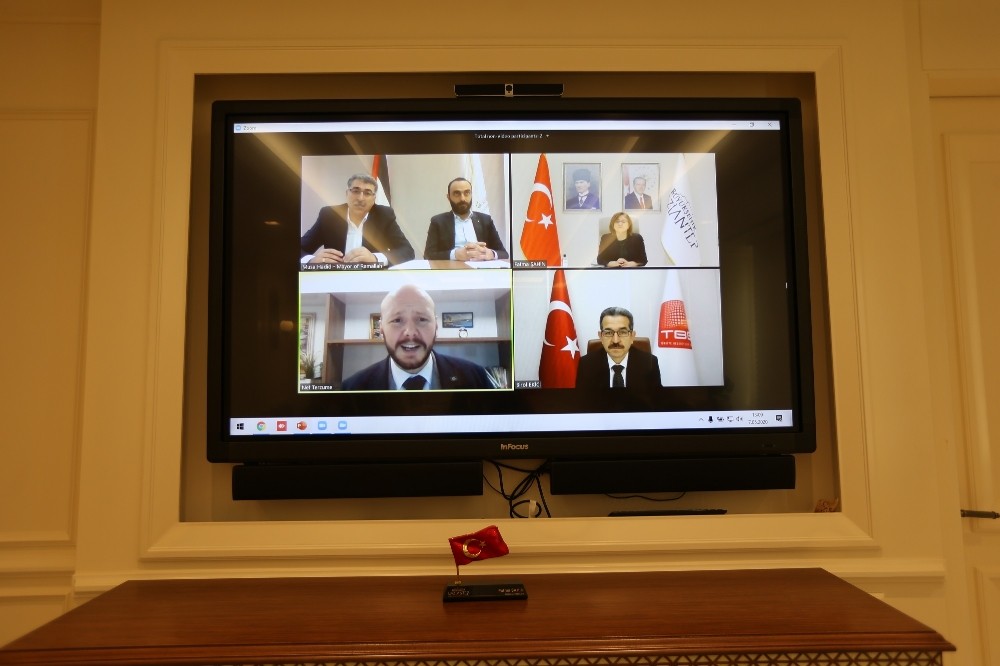 Türkiye Belediyeler Birliği’nden Filistin Yerel Yönetimler Birliği’ne Destek! 