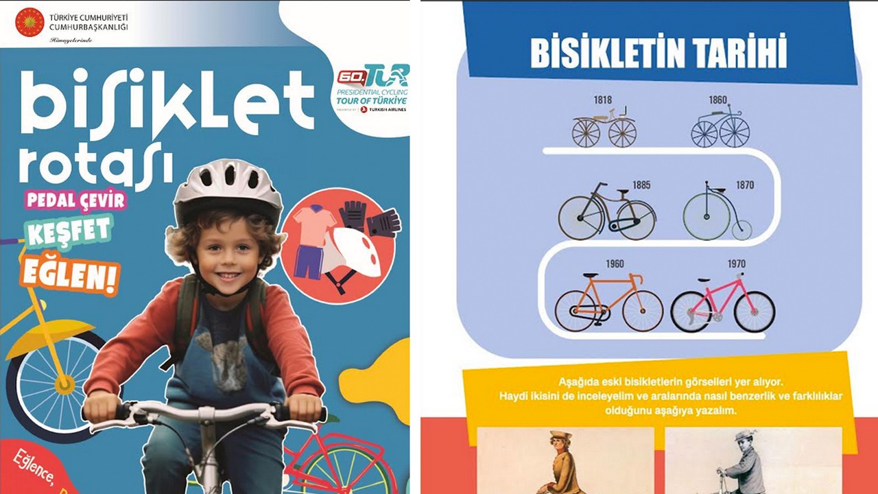Türkiye Bisiklet Federasyonu’ndan çocuklara 23 Nisan hediyesi: “Bisiklet Rotası” Dergisi