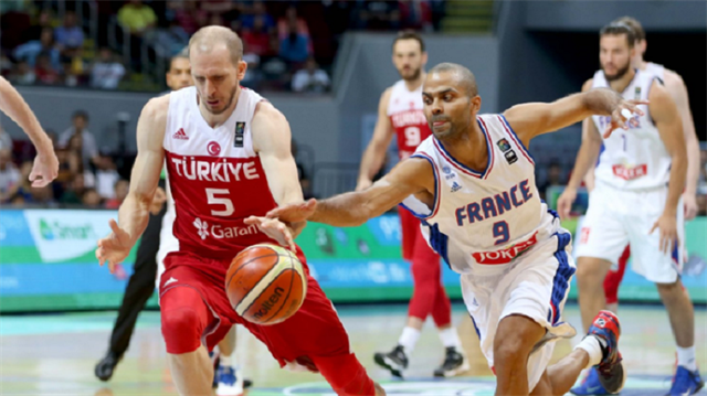 Türkiye Fransa'ya 63 - 75 mağlup oldu