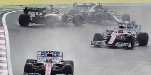 Türkiye Grand Prix'sinde yürekleri ağza getiren görüntü