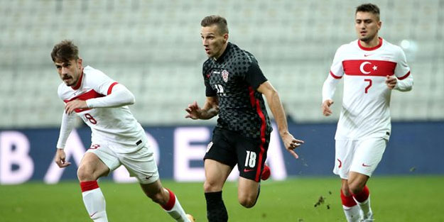 Türkiye - Hırvatistan maçında gol yağmuru