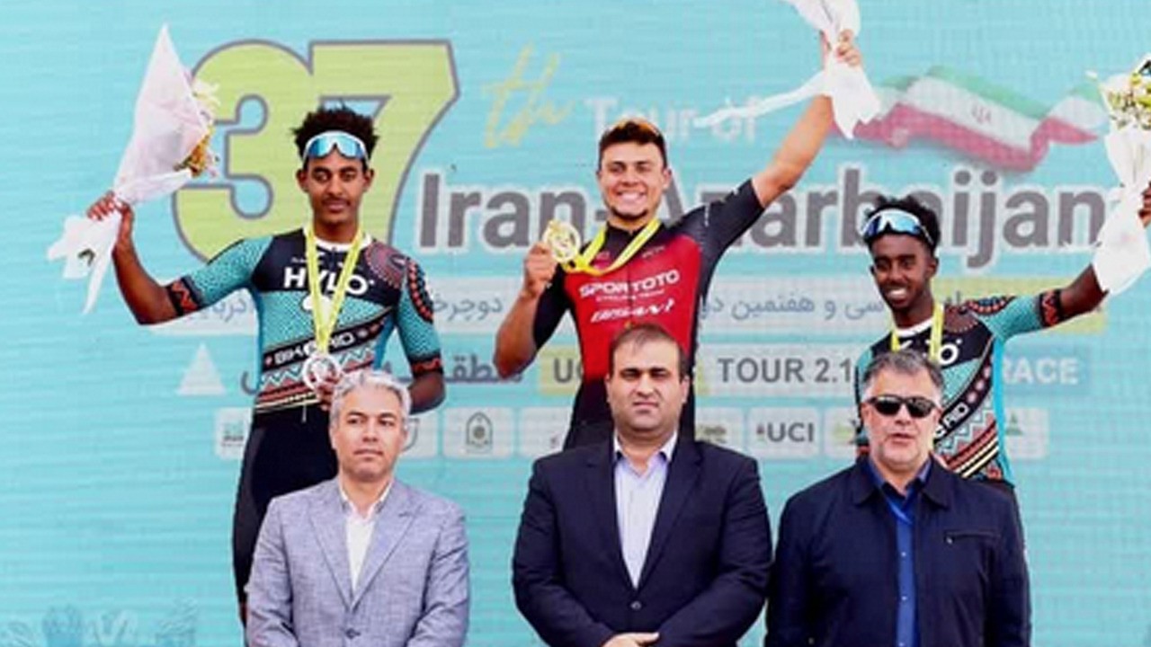 Türkiye, İran Uluslararası Bisiklet Turu Türk bisikletçi manşetlere düştü