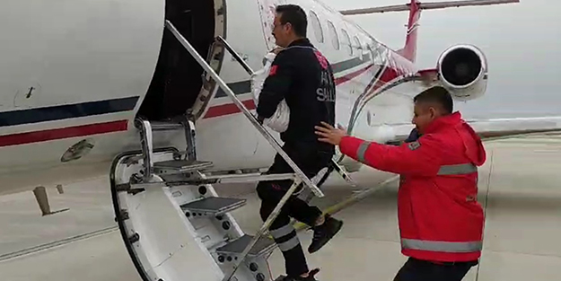 Türkiye nereden nereye! Ambulans uçak hasta bebek için havalandı