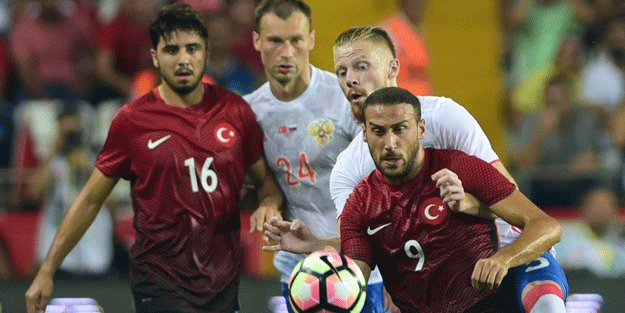 Türkiye-Rusya maçında dostluk kazandı