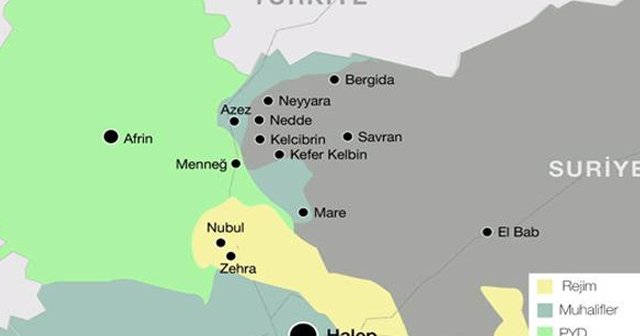 Türkiye sınırı yakınında şiddetli çatışmalar devam ediyor