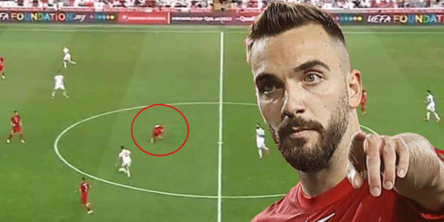 Türkiye-Karadağ maçında akılalmaz olay! Türk futbolcu tepki çekti