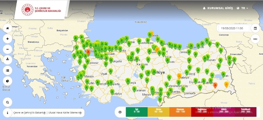 Türkiye sokağa çıkmadı, hava temizlendi 