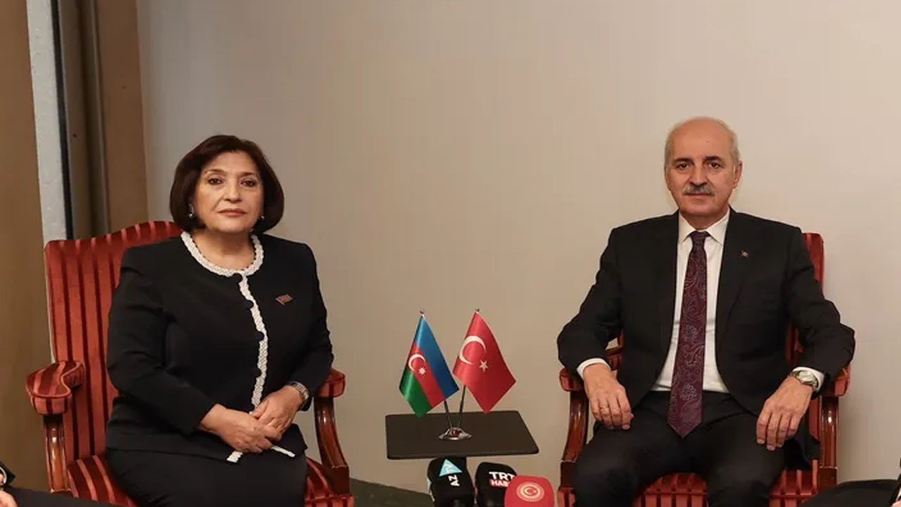 Türkiye ve Azerbaycan Meclis başkanları bir araya geldi