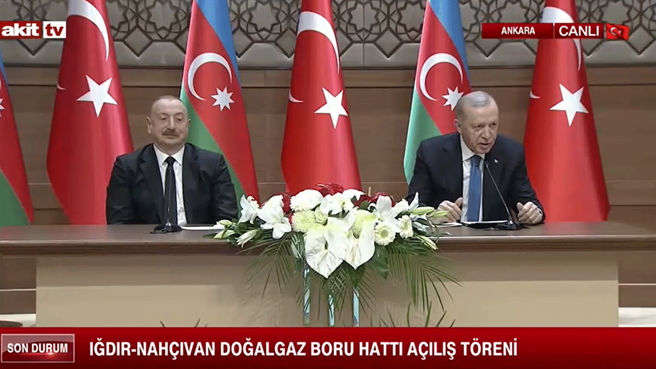 Türkiye ve Azerbaycan'dan tarihi hamle! Iğdır-Nahçıvan Doğal Gaz Boru Hattı açıldı