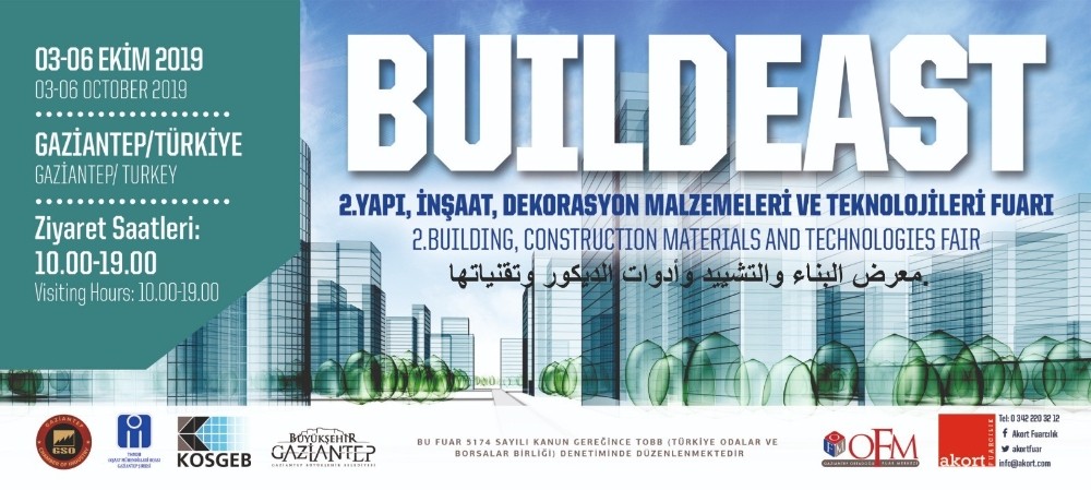 Türkiye ve Ortadoğu yapı sektörü Gaziantep’te buluşuyor 