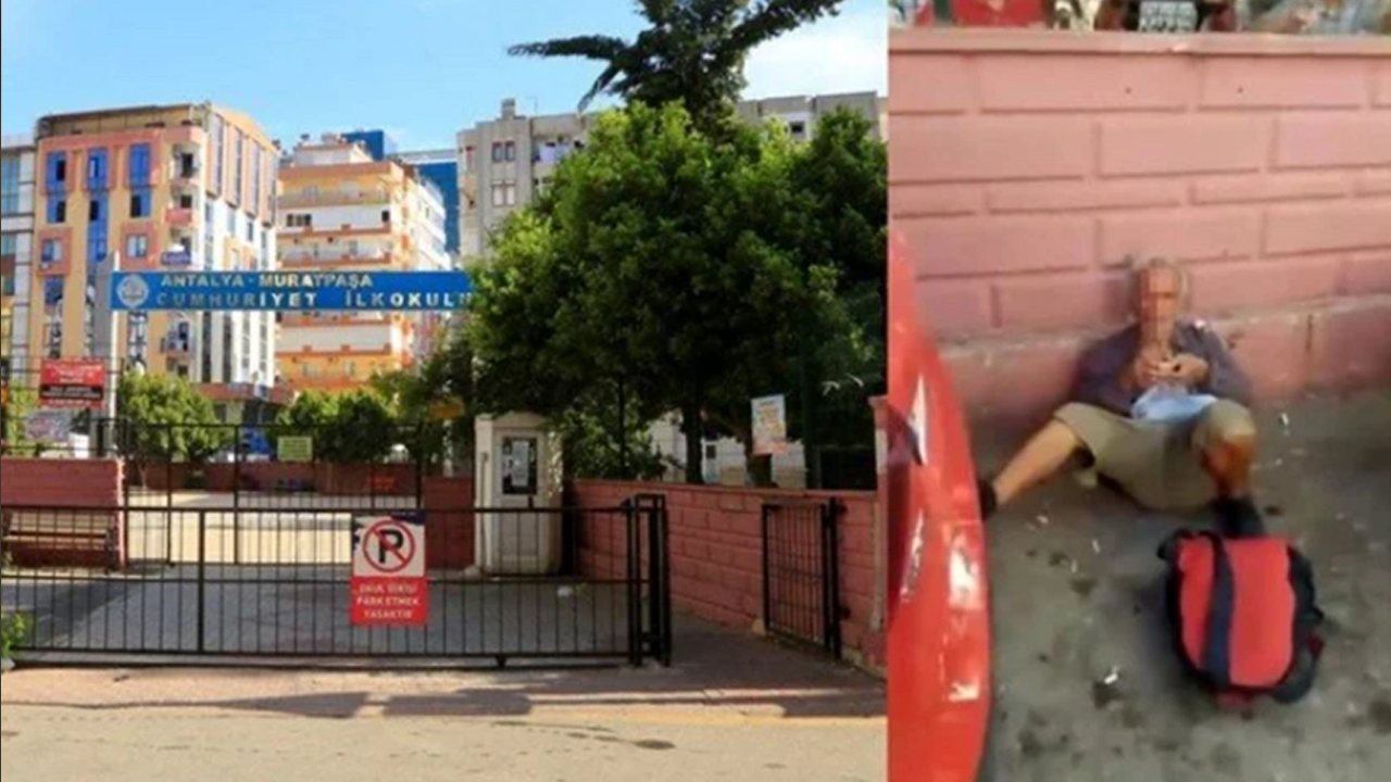 Türkiye'de ahlaksızlık ve yozlaşma salgını durdurulamıyor! İlkokul bahçesinde mide bulandıran olay!