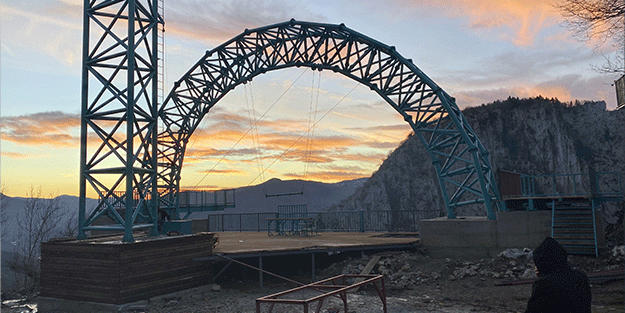 Türkiye’de bir ilk: Bu salıncağa binmek yürek istiyor