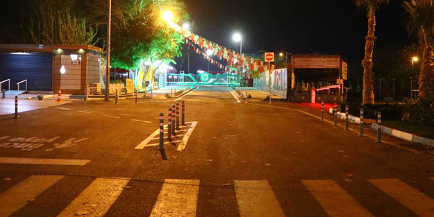 56 saatlik sokak kısıtlaması başladı