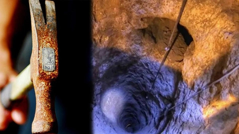 Türkiye'de, tadilat yapan adamın evinin altından çıktı! Çekicinin ucuna takıldı ve…