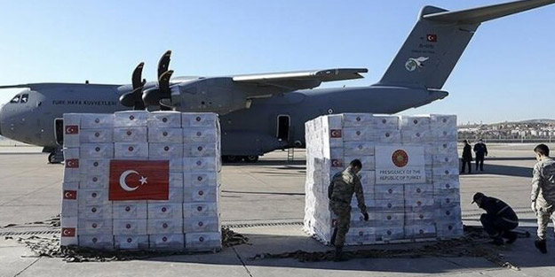 Türkiye’den Avrupa’ya yardım eli! İngiltere'ye gönderilen kolilerdeki o yazı dikkat çekti