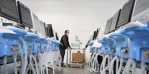 Türkiye'den Brezilya'ya 200 adet yerli solunum cihazı