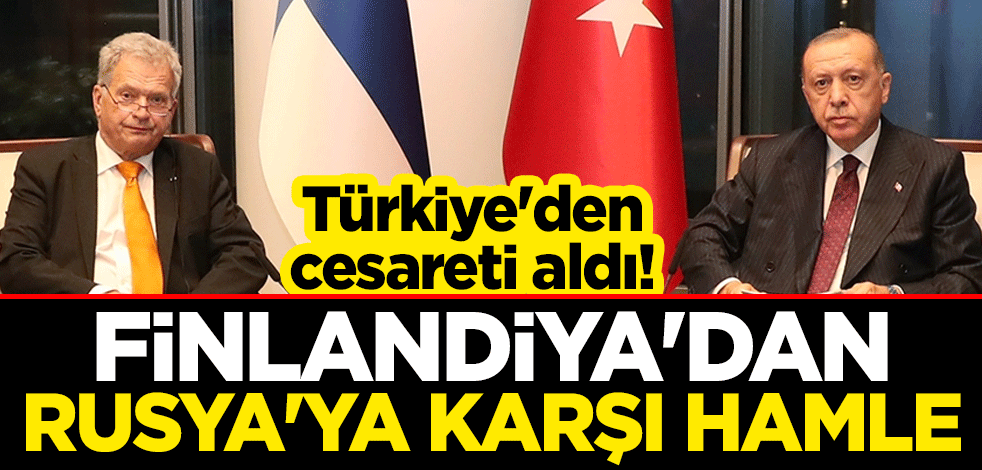 Türkiye'den cesareti aldı! Finlandiya'dan Rusya'ya karşı hamle