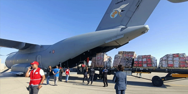 Türkiye'den Gazze'ye üçüncü uçak