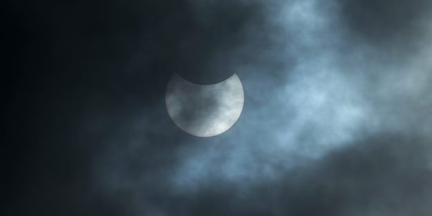 Türkiye'den Güneş tutulması manzaraları