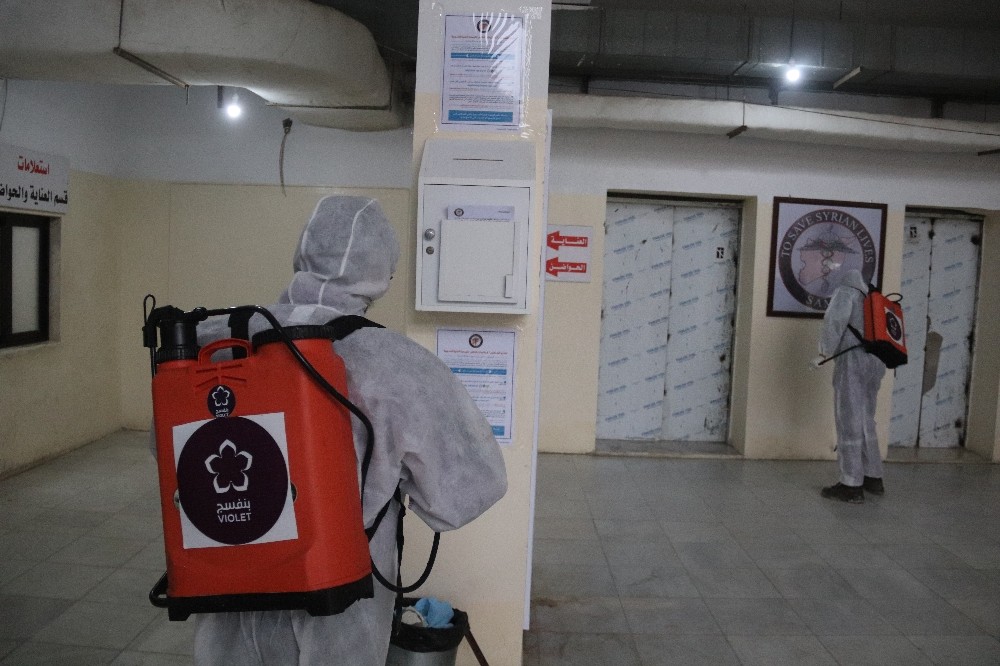 Türkiye’den İdlib’de sterilizasyon işlemlerine destek 