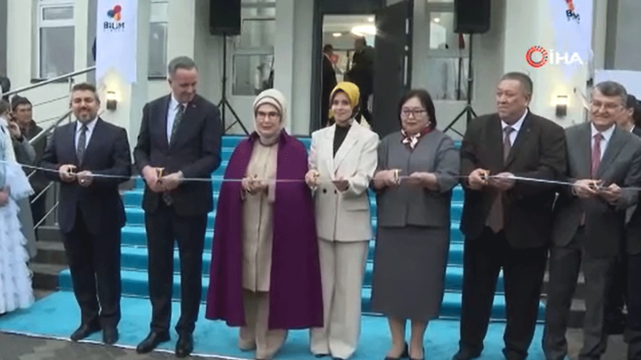 Türkiye'den Kırgızistan'a müthiş eser! Açılışını Emine Erdoğan yaptı