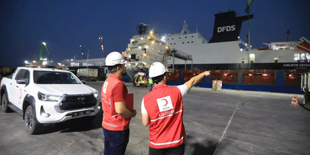 Türkiye'den yardım eli! Mersin'den yola çıktı