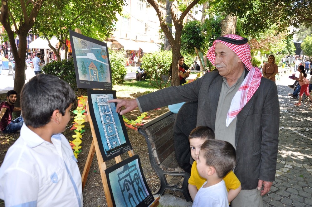Türkiye’nin 7 bölgesini anlatan resimler Kızıltepe’de sergilendi 